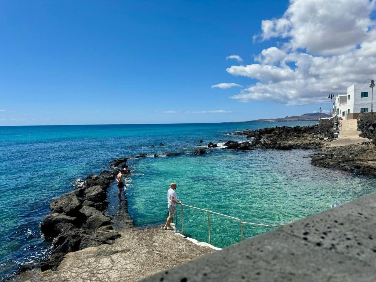 Gran Terraza 1 Minuto De Las Piscinas Naturales Punta Mujeres Екстер'єр фото