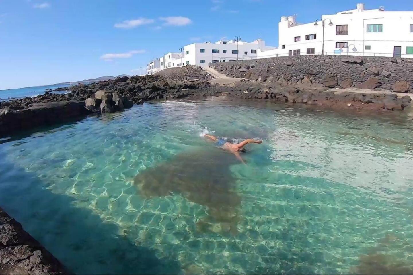 Gran Terraza 1 Minuto De Las Piscinas Naturales Punta Mujeres Екстер'єр фото